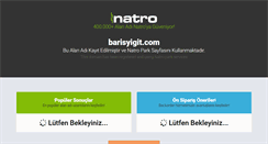 Desktop Screenshot of barisyigit.com